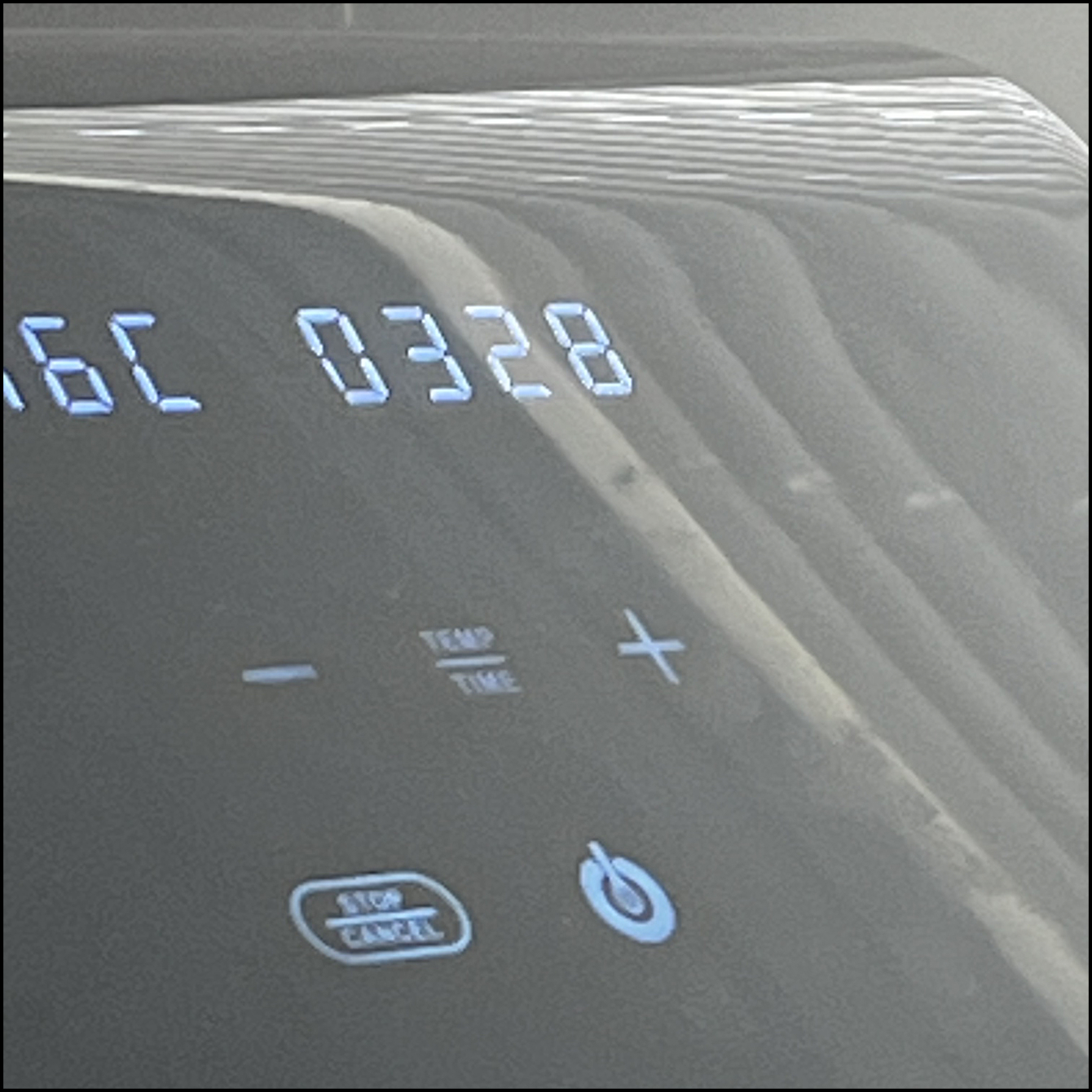 Air fryer cooking food