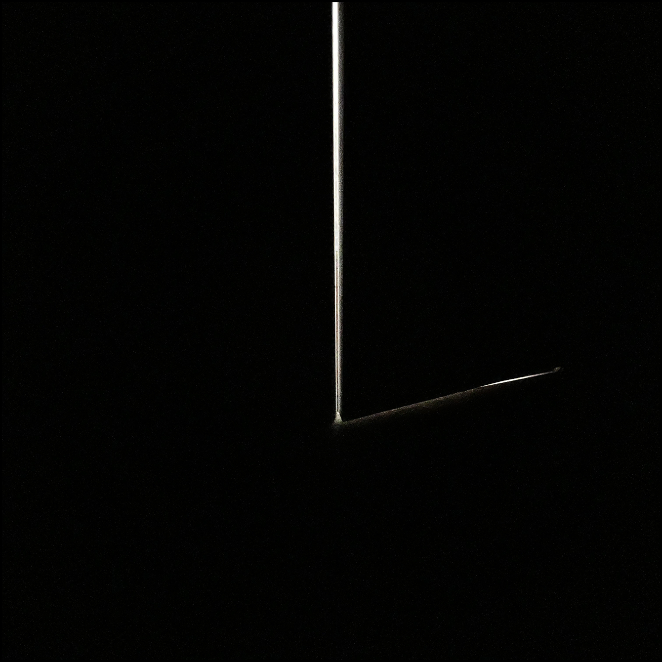 Sounds from the living room from a bedroom